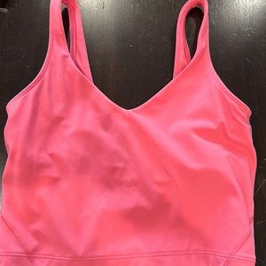 lululemon watermelon pink align tank